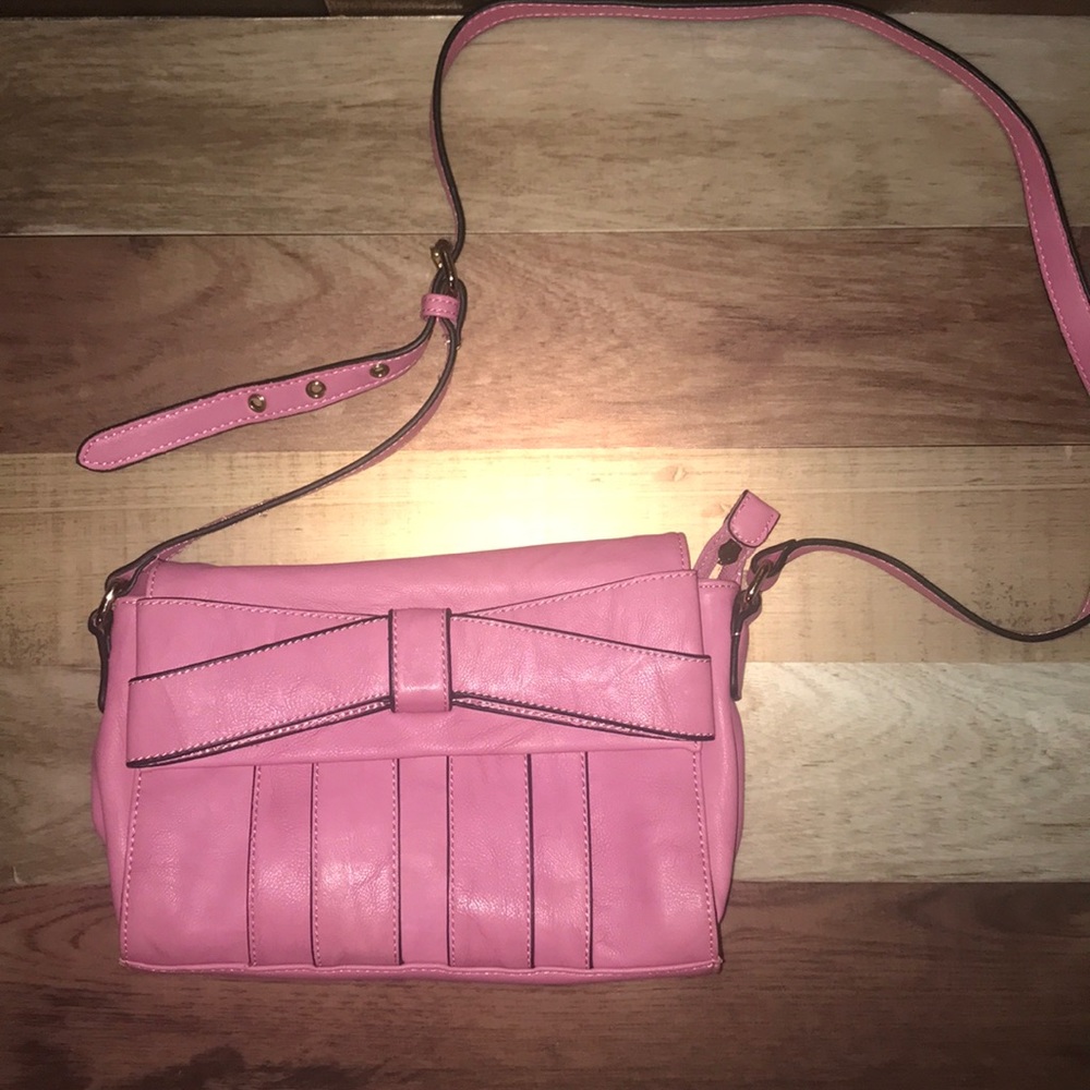 Charming Charlie mauve pink purse